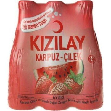 Kızılay karpuz çilekli 24 lü soda